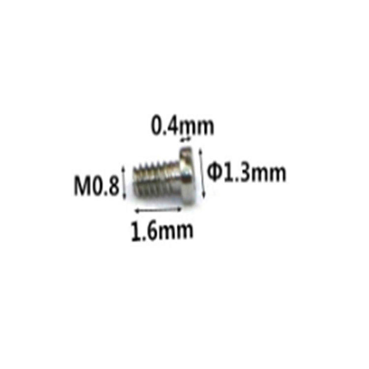 Mini tornillo miniatura micro de alta precisión m0.8 para electrónica