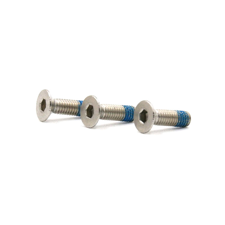 Tornillos de bloqueo micro mini hexagonales de cabeza avellanada plana de acero inoxidable 304 M3