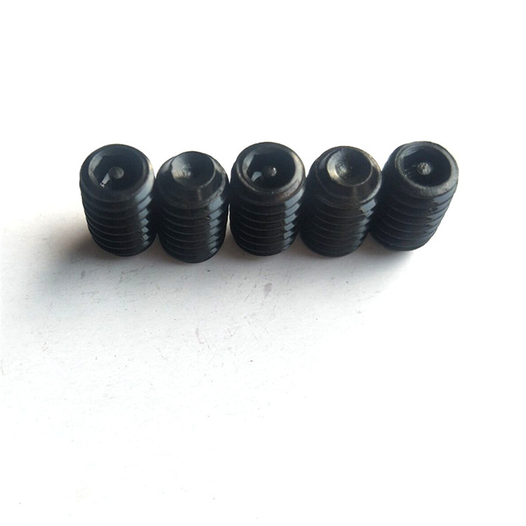 Micro tornillos negros de acero al carbono M2 sin cabeza