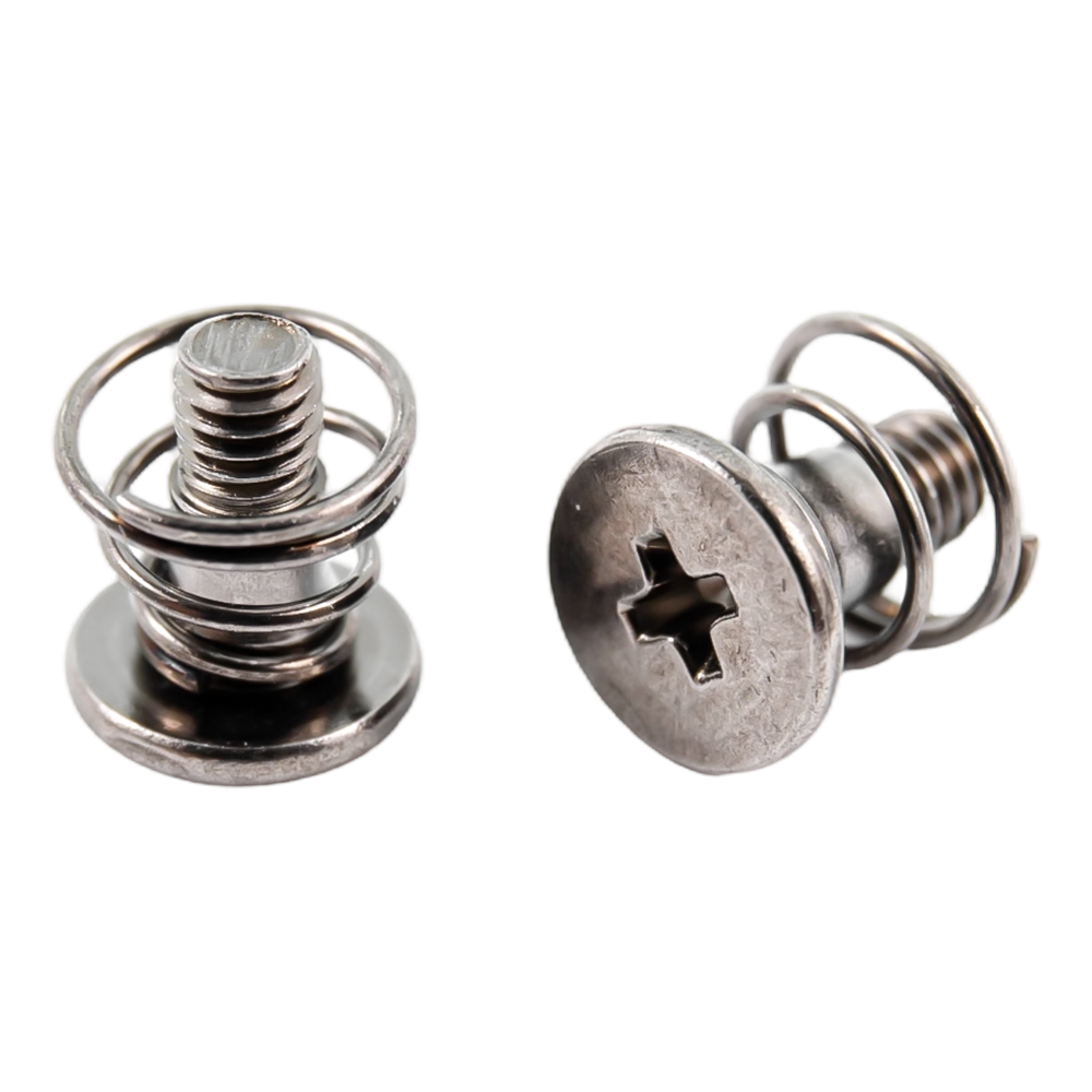 Tornillos para panel captove de acero inoxidable de cabeza plana personalizados con resorte