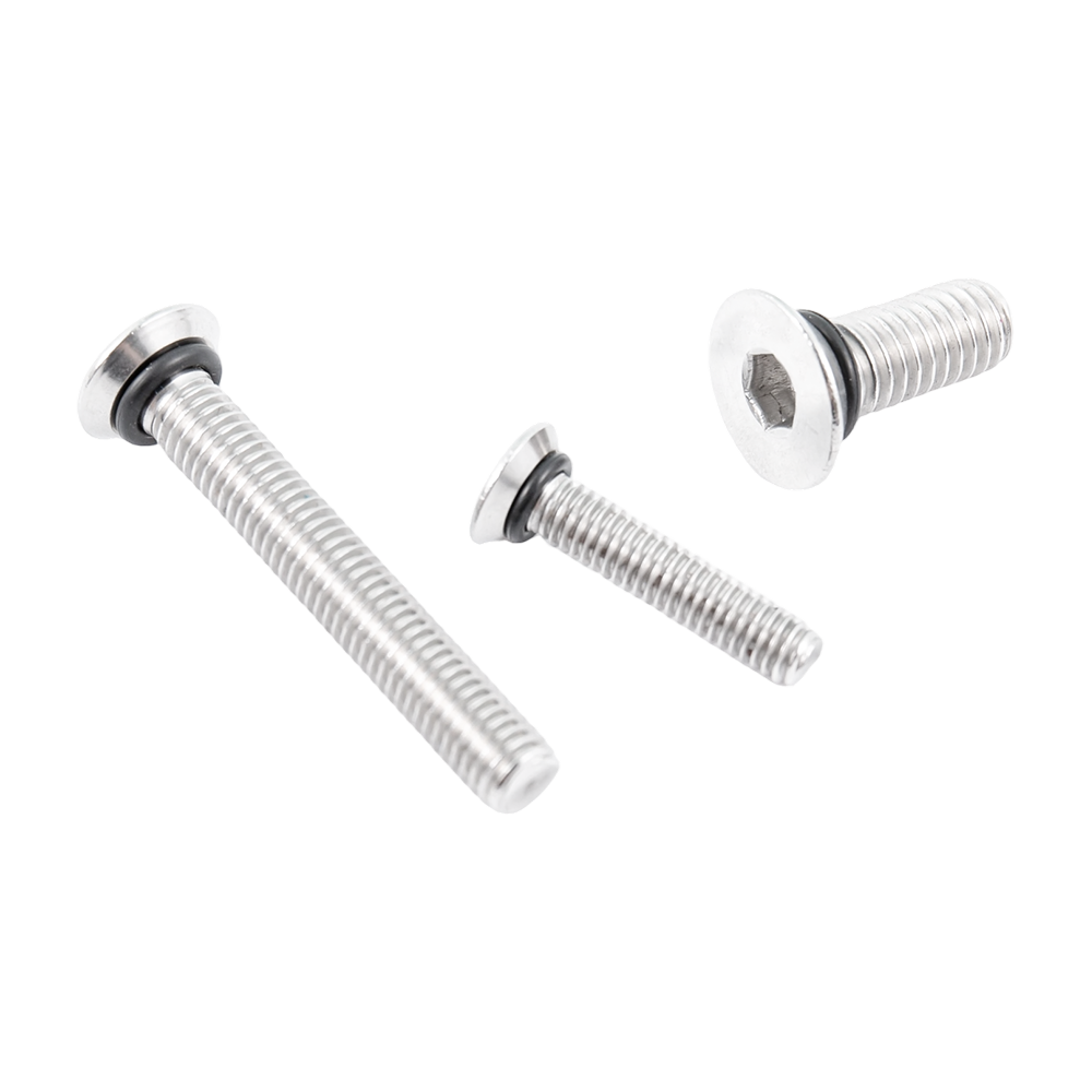 Tornillos impermeables con rosca de máquina de casquillo hexagonal de cabeza avellanada de acero inoxidable personalizados Tornillos impermeables con rosca de máquina de casquillo hexagonal de cabeza avellanada de acero inoxidable personalizados