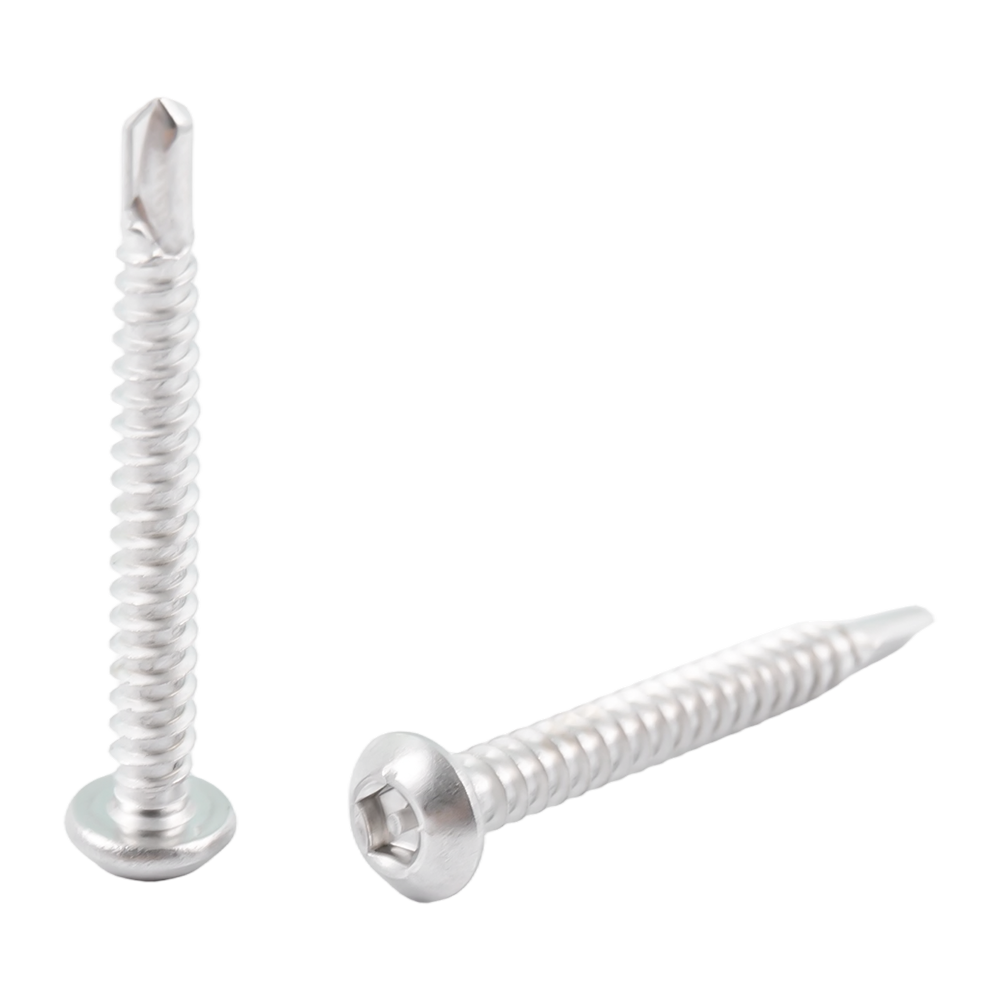 Tornillos con marco de metal de acero inoxidable y carbono con cabeza de botón personalizados