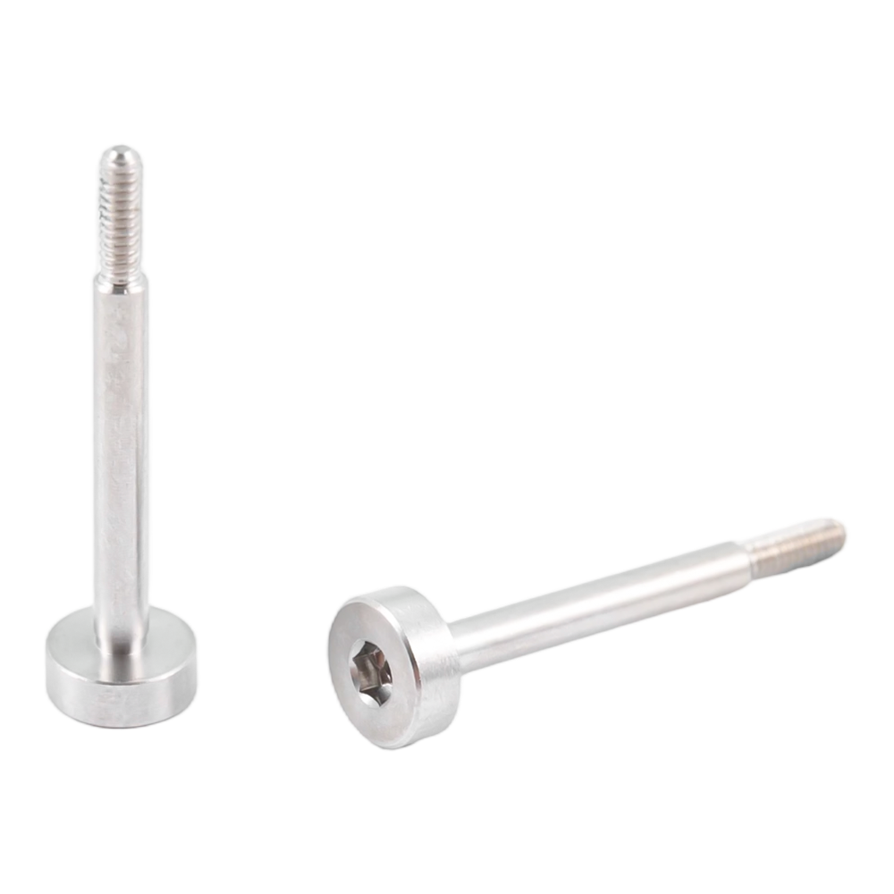 Tornillos de hombro de acero inoxidable con cabeza de copa baja personalizados