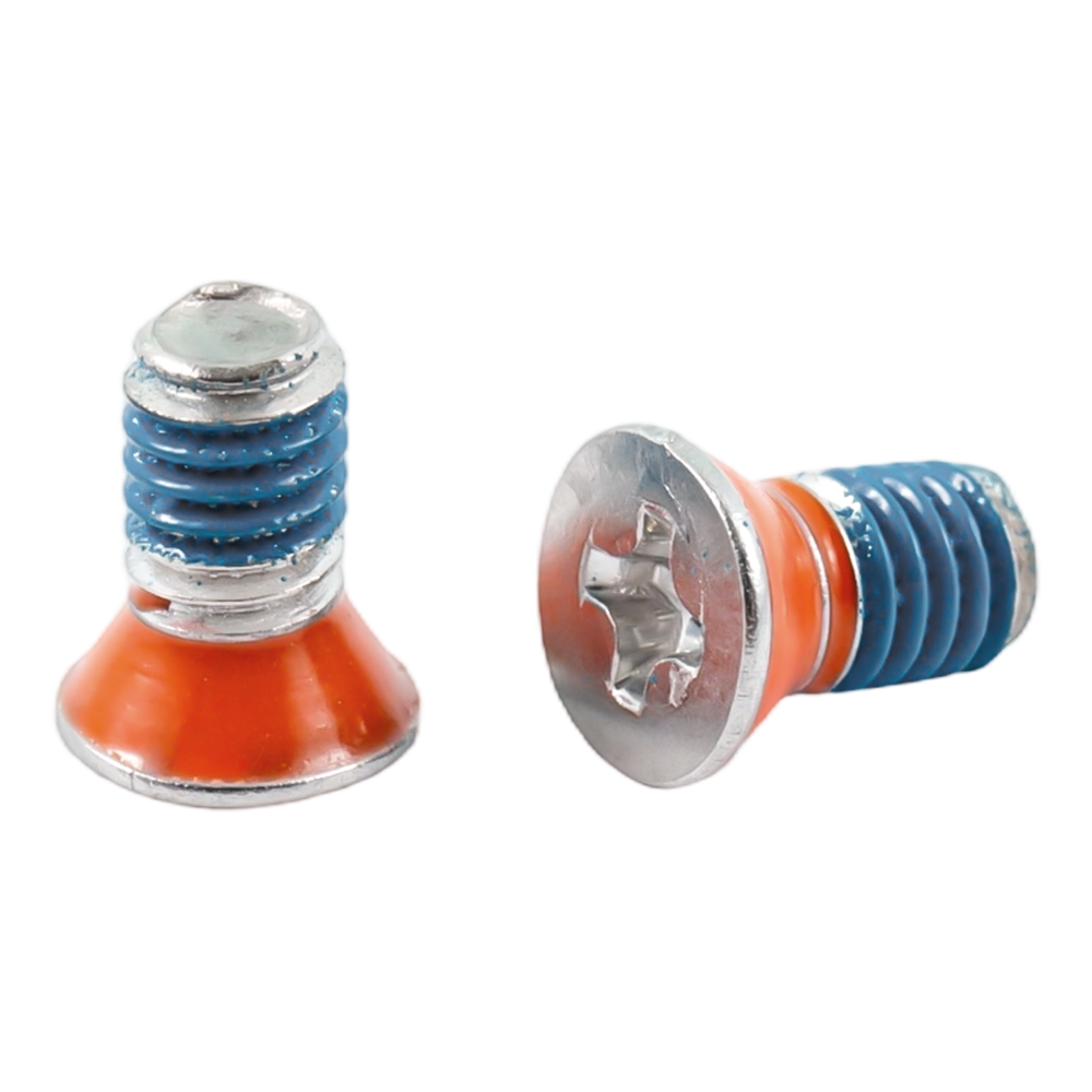 Tornillos de acero inoxidable con cabeza avellanada pequeña personalizados y parche de nailon