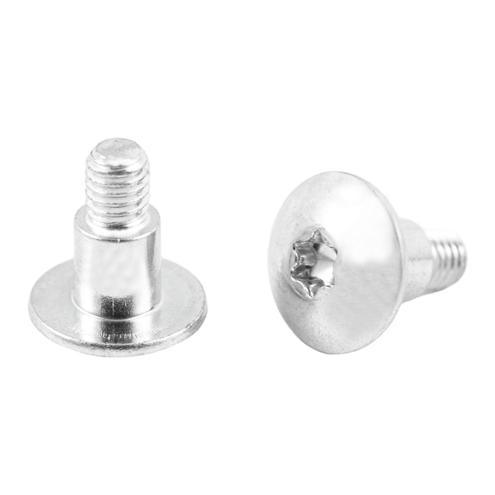 Tornillos de hombro con cabeza de armadura de acero inoxidable personalizados, tornillos de escalón con cabeza transversal