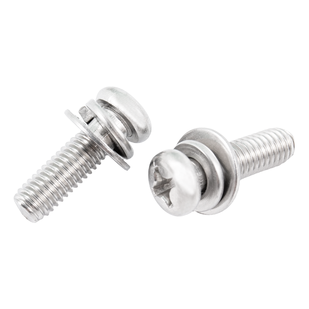 Tornillos combinados de rosca de máquina de cabeza hexagonal de acero inoxidable de gran venta Tornillos combinados de rosca de máquina de cabeza hexagonal de acero inoxidable de gran venta