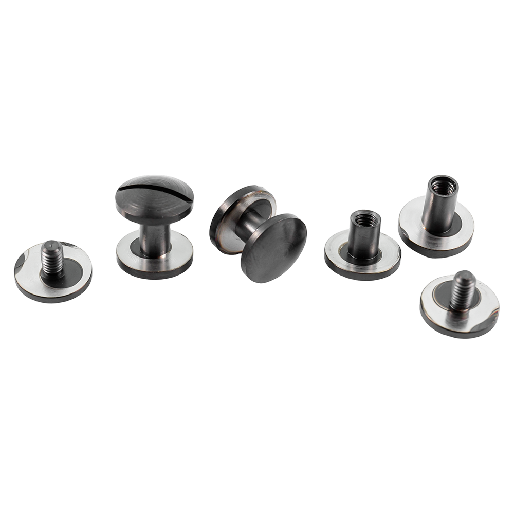 Tornillos de menú de cabeza plana de acero inoxidable tornillos de cabeza ranurada de Chicago