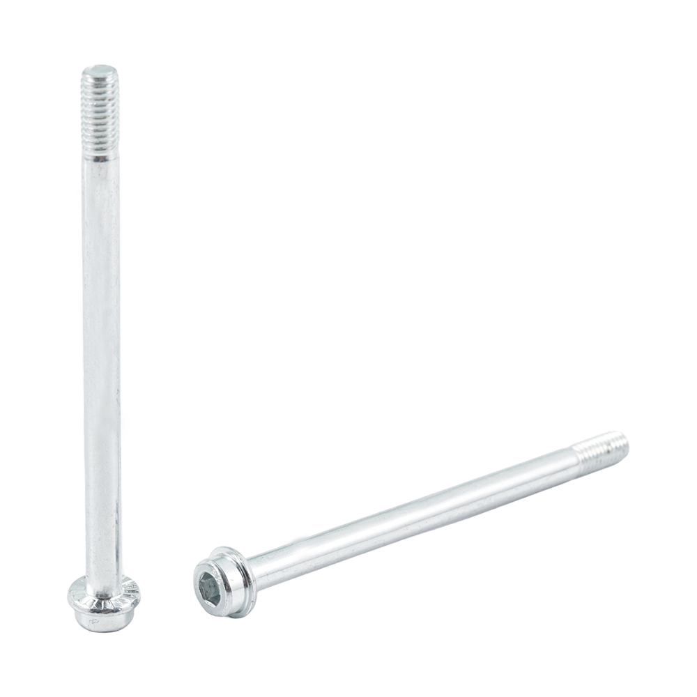 Tornillos escalonados de rosca larga con cabeza de sartén de acero inoxidable