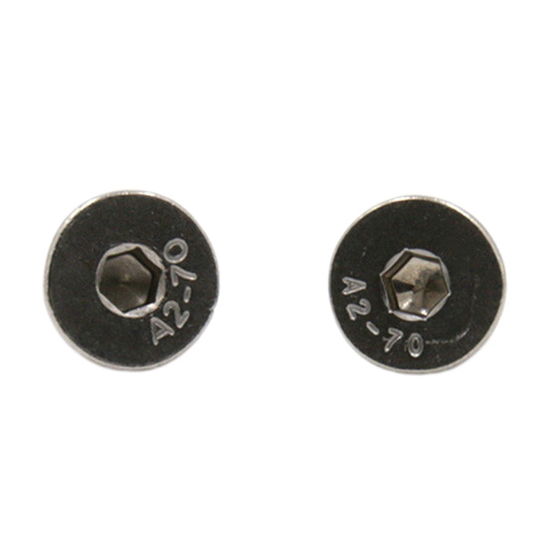 A2-70 tornillos de bloqueo micro mini con casquillo hexagonal de cabeza avellanada A2-70 tornillos de bloqueo micro mini con casquillo hexagonal de cabeza avellanada