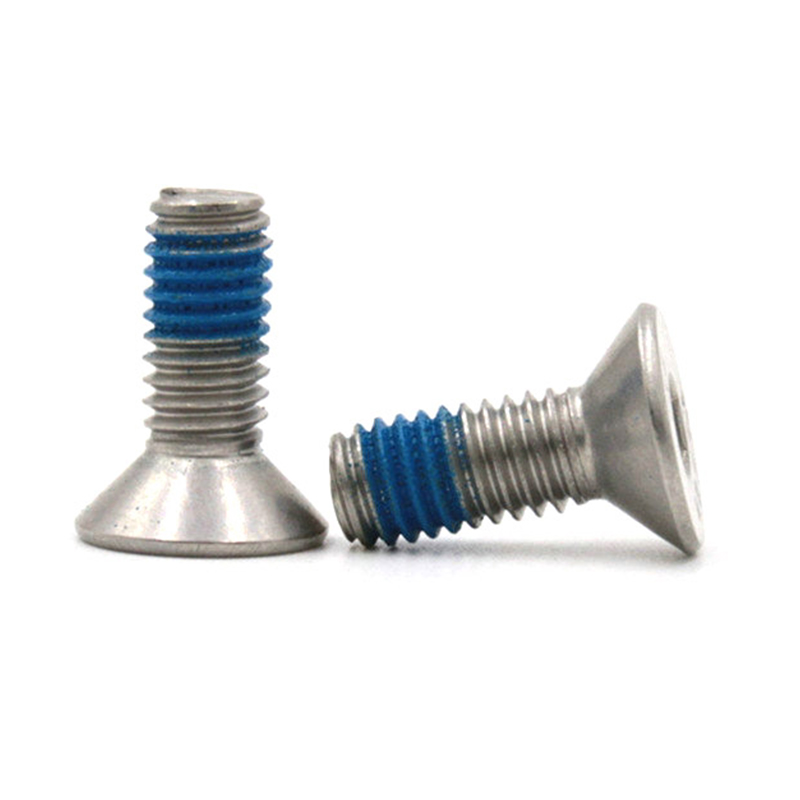 Tornillos de bloqueo micro mini con casquillo hexagonal de cabeza avellanada plana 304 de acero inoxidable