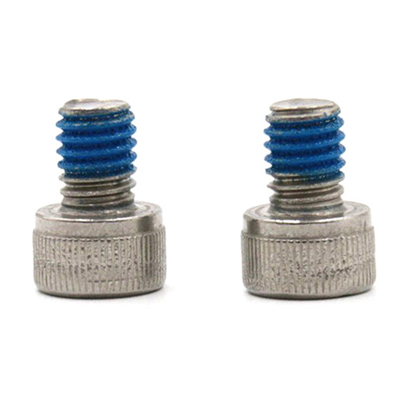 Microtornillo de cabeza de copa con casquillo hexagonal 304 de acero inoxidable con parche de nailon Microtornillo de cabeza de copa con casquillo hexagonal 304 de acero inoxidable con parche de nailon