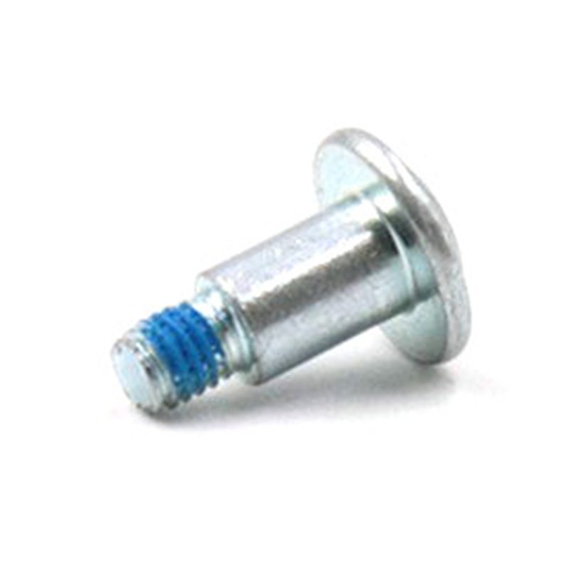 Microtornillo transversal con cabezal lavaparabrisas y parche de nailon