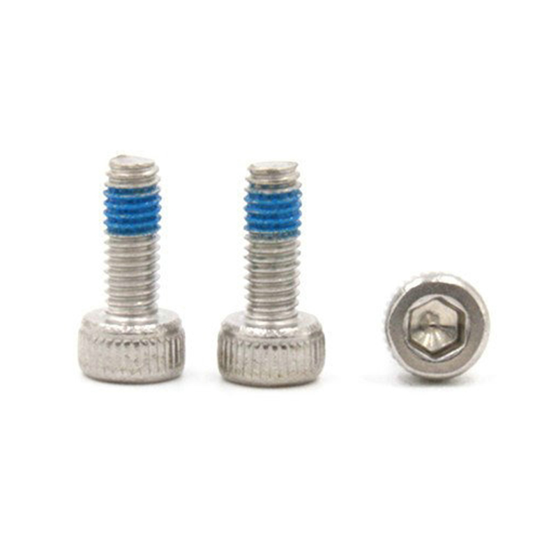 Tornillo de bloqueo de cabeza de copa baja con casquillo hexagonal A2-70 de acero inoxidable