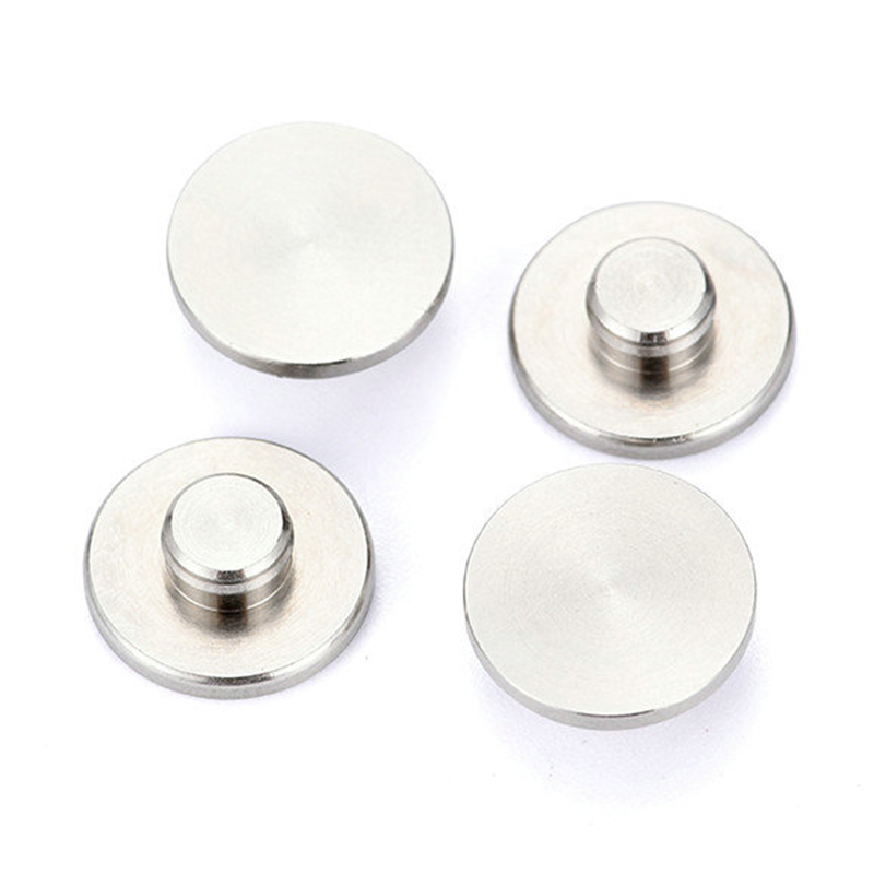 Tornillo CD plano brillante de acero inoxidable de cabeza delgada grande m3 personalizado