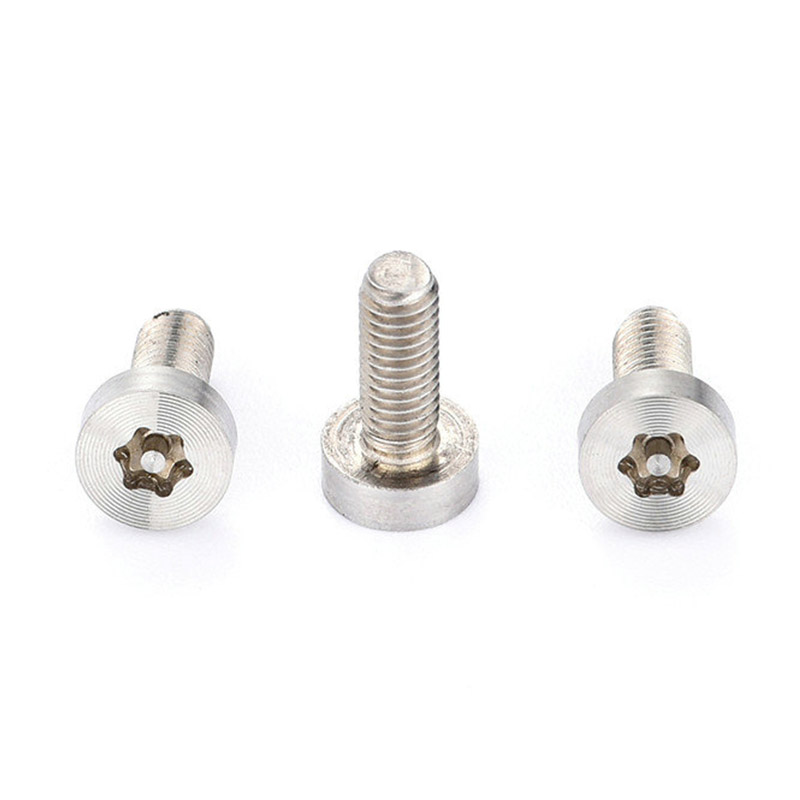 Patrón de CD Torx con pasador de acero inoxidable con cabezal de copa baja Tornillos
