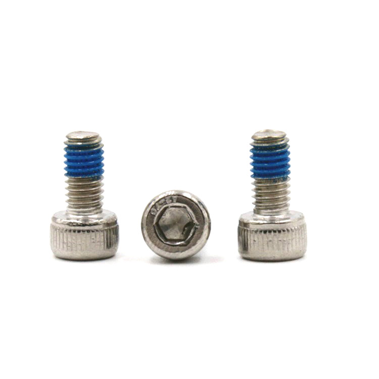 Tornillo de bloqueo de cabeza de copa con casquillo hexagonal A2-70 de acero inoxidable